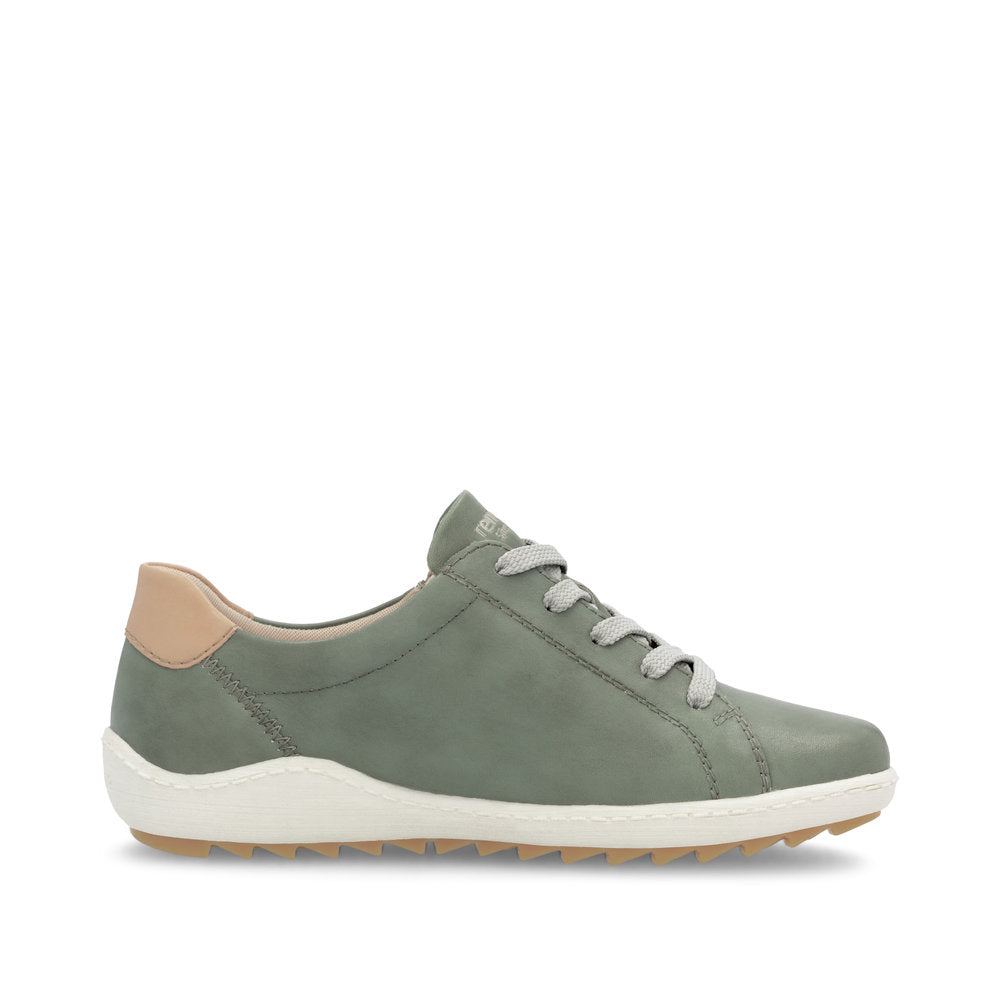 Remonte Ladies Zip Lace Up Sneaker