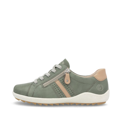Remonte Ladies Zip Lace Up Sneaker