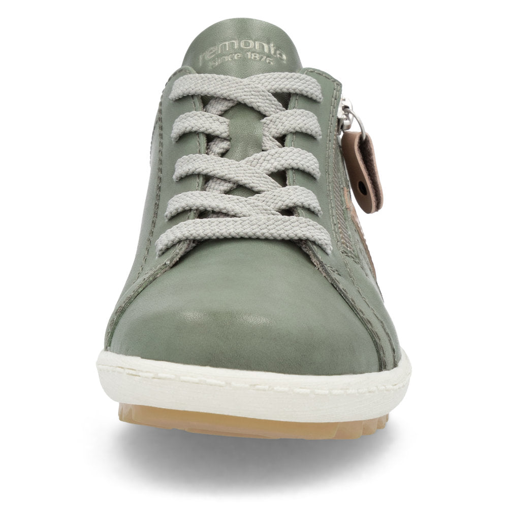 Remonte Ladies Zip Lace Up Sneaker