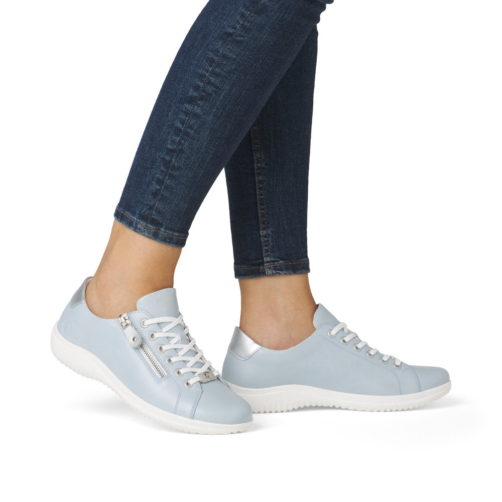 Remonte Ladies Zip Lace Up Casual Shoe