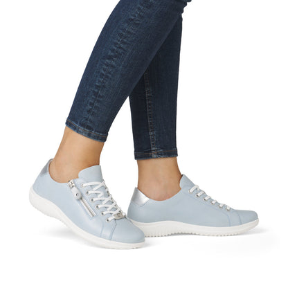 Remonte Ladies Zip Lace Up Casual Shoe
