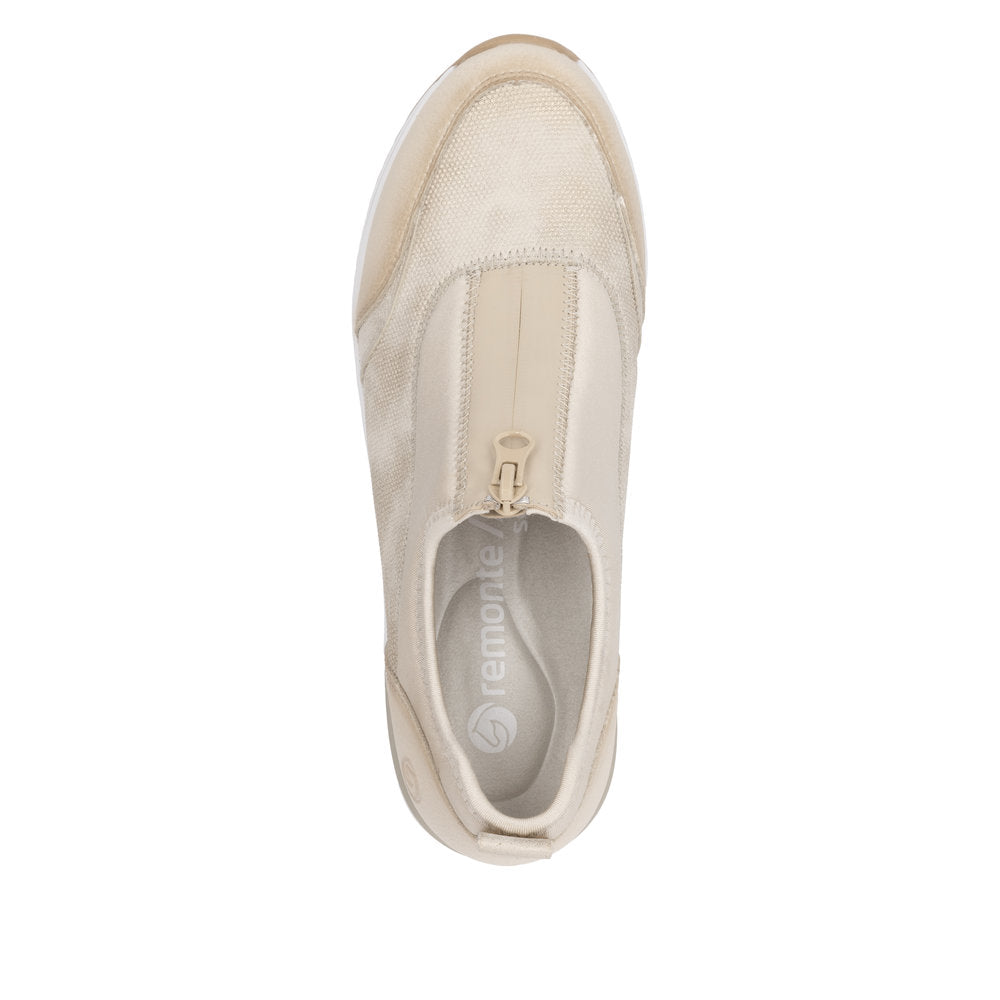 Remonte Ladies Zip Front Wedge Heel Sneaker