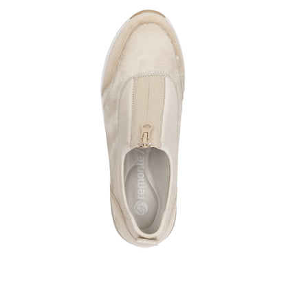 Remonte Ladies Zip Front Wedge Heel Sneaker