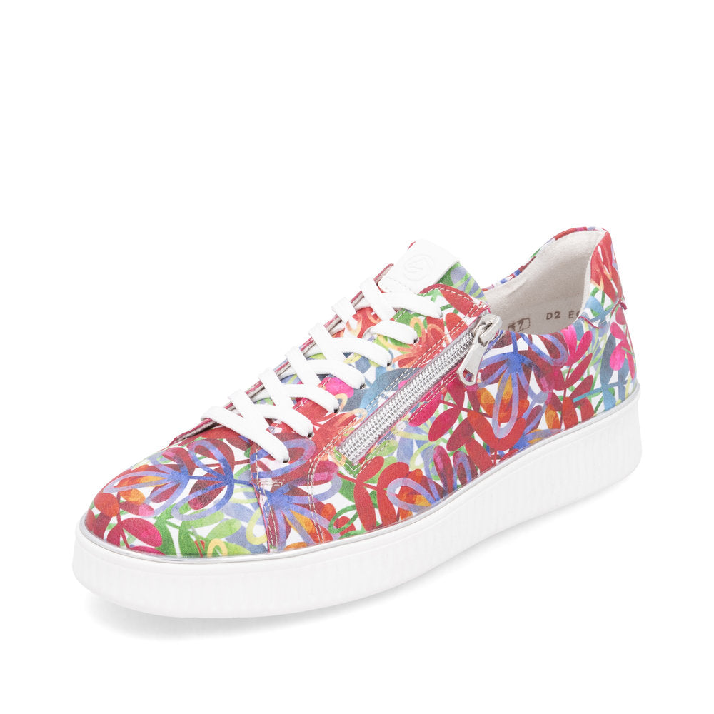 Remonte Ladies Zip and Lace up Sneaker