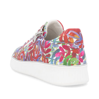 Remonte Ladies Zip and Lace up Sneaker