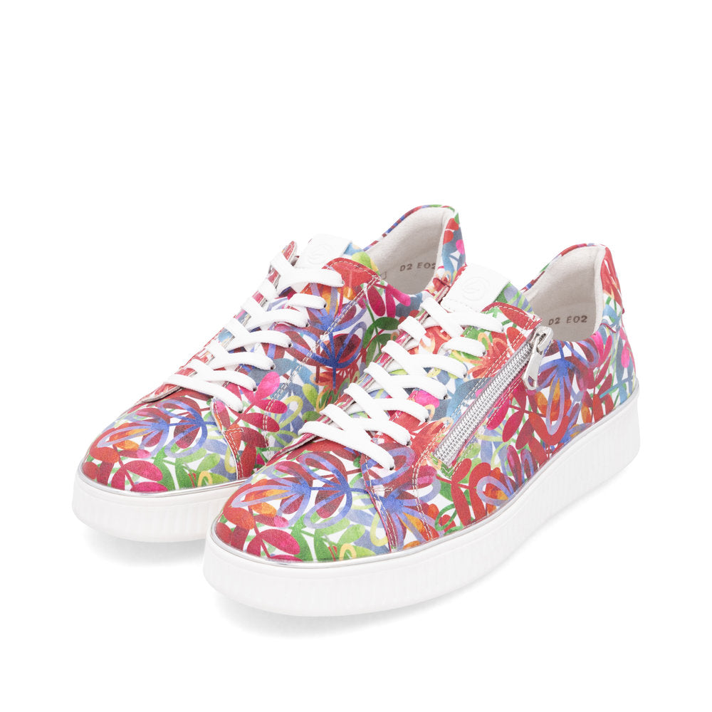 Remonte Ladies Zip and Lace up Sneaker