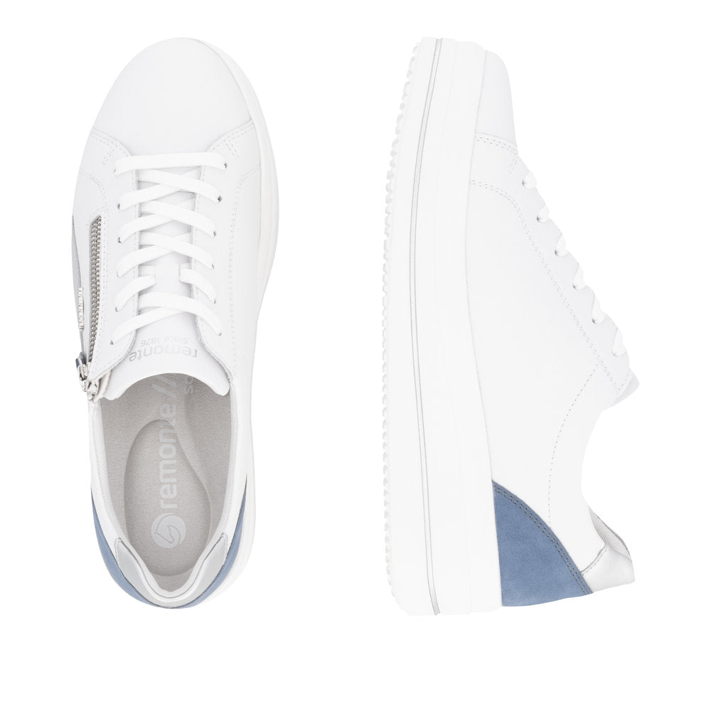 Remonte Ladies Zip Side Flatform Sneaker