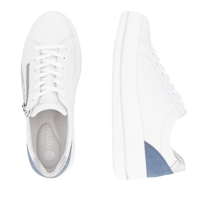Remonte Ladies Zip Side Flatform Sneaker