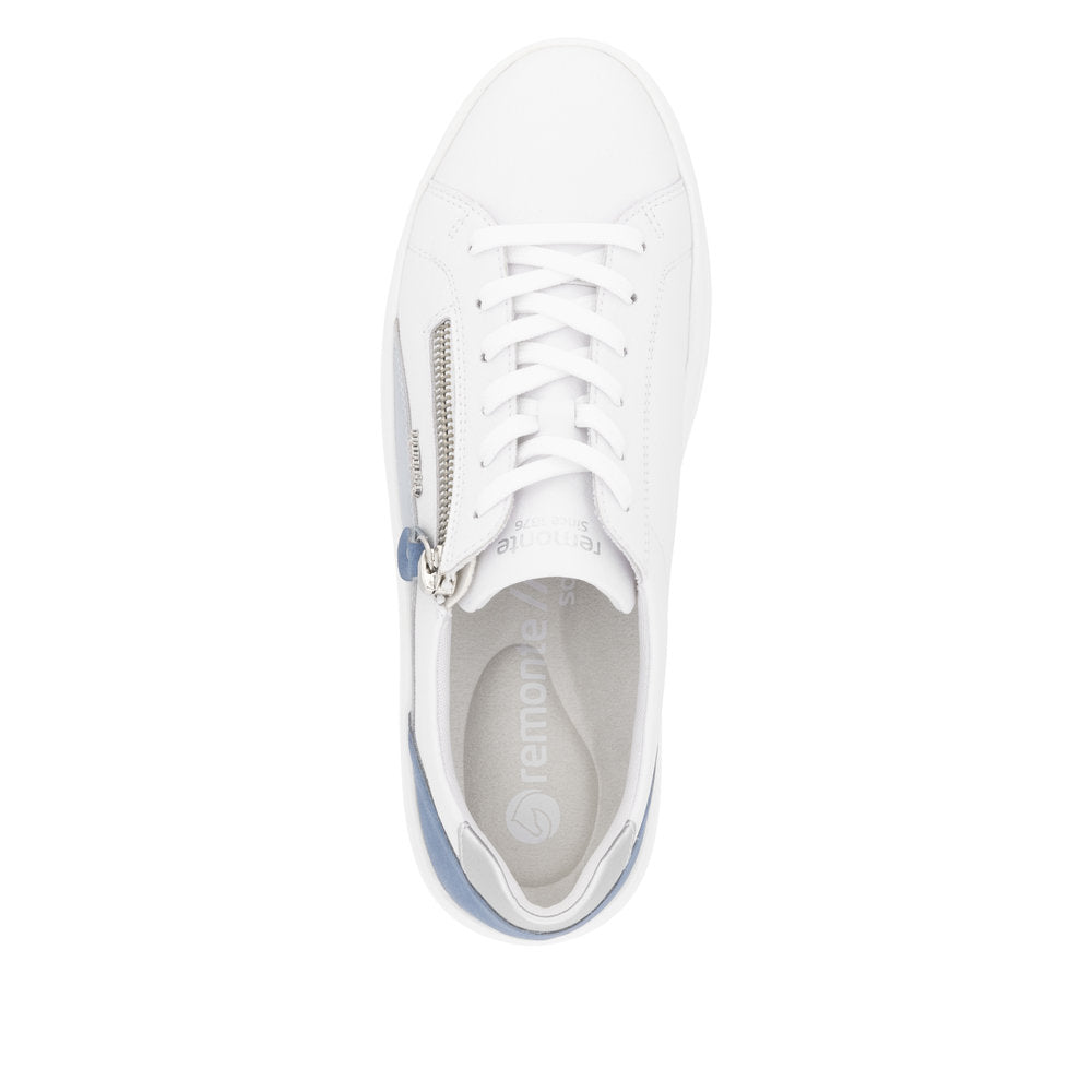 Remonte Ladies Zip Side Flatform Sneaker