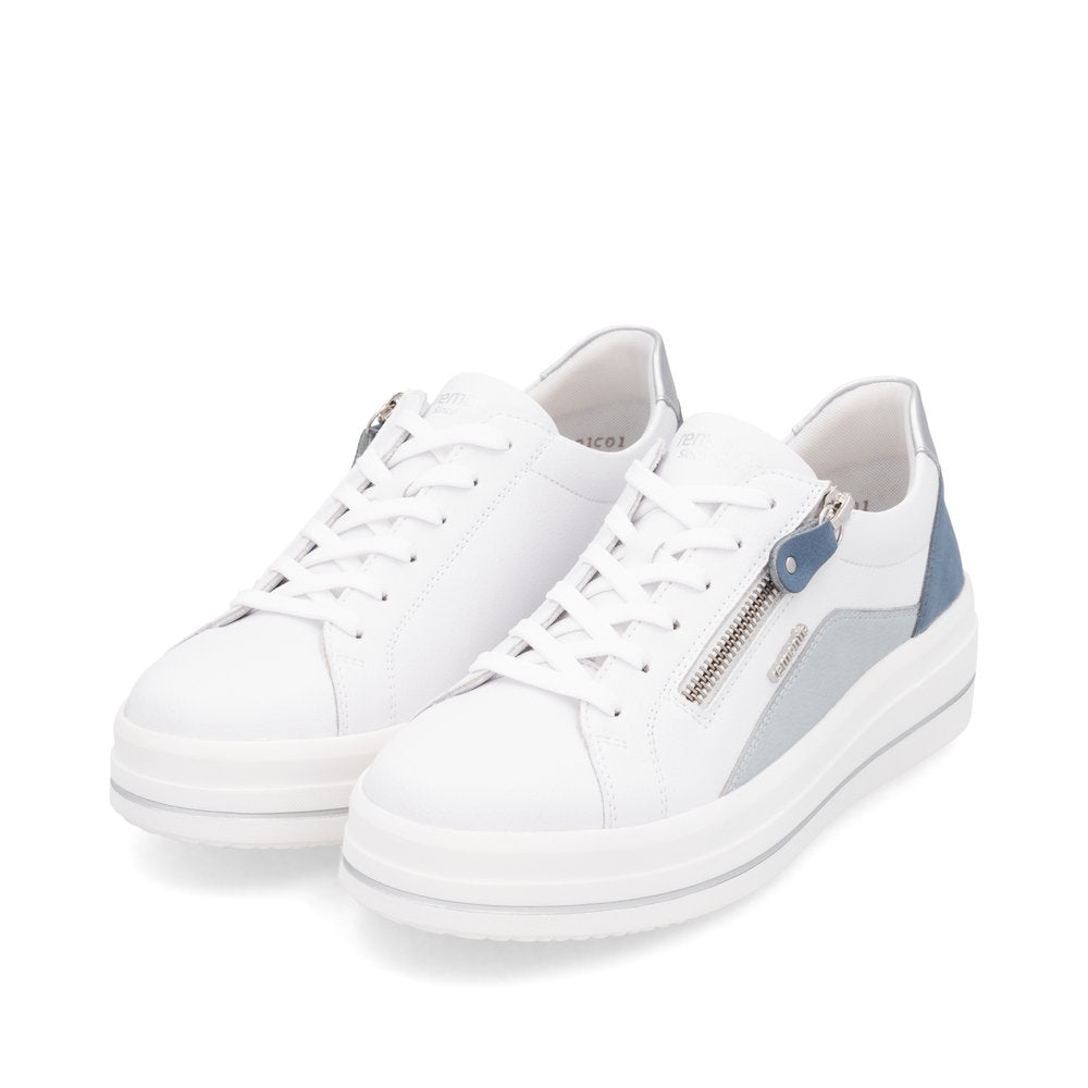 Remonte Ladies Zip Side Flatform Sneaker