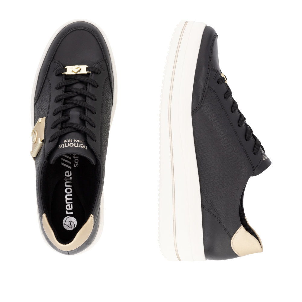 Remonte Ladies Flatform Lace Up Sneaker