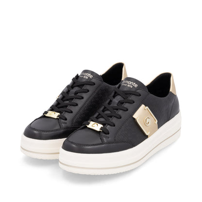 Remonte Ladies Flatform Lace Up Sneaker