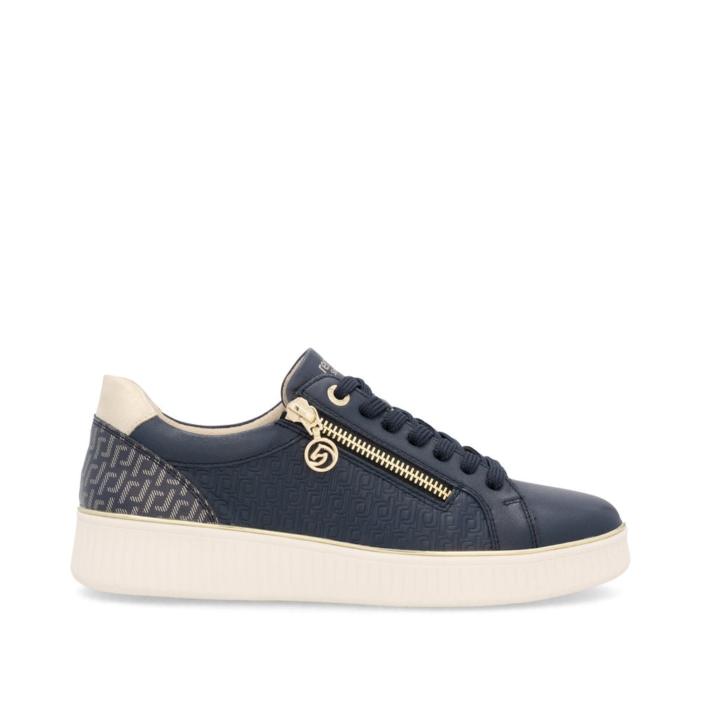 Remonte Ladies Zip and Lace Up Sneaker