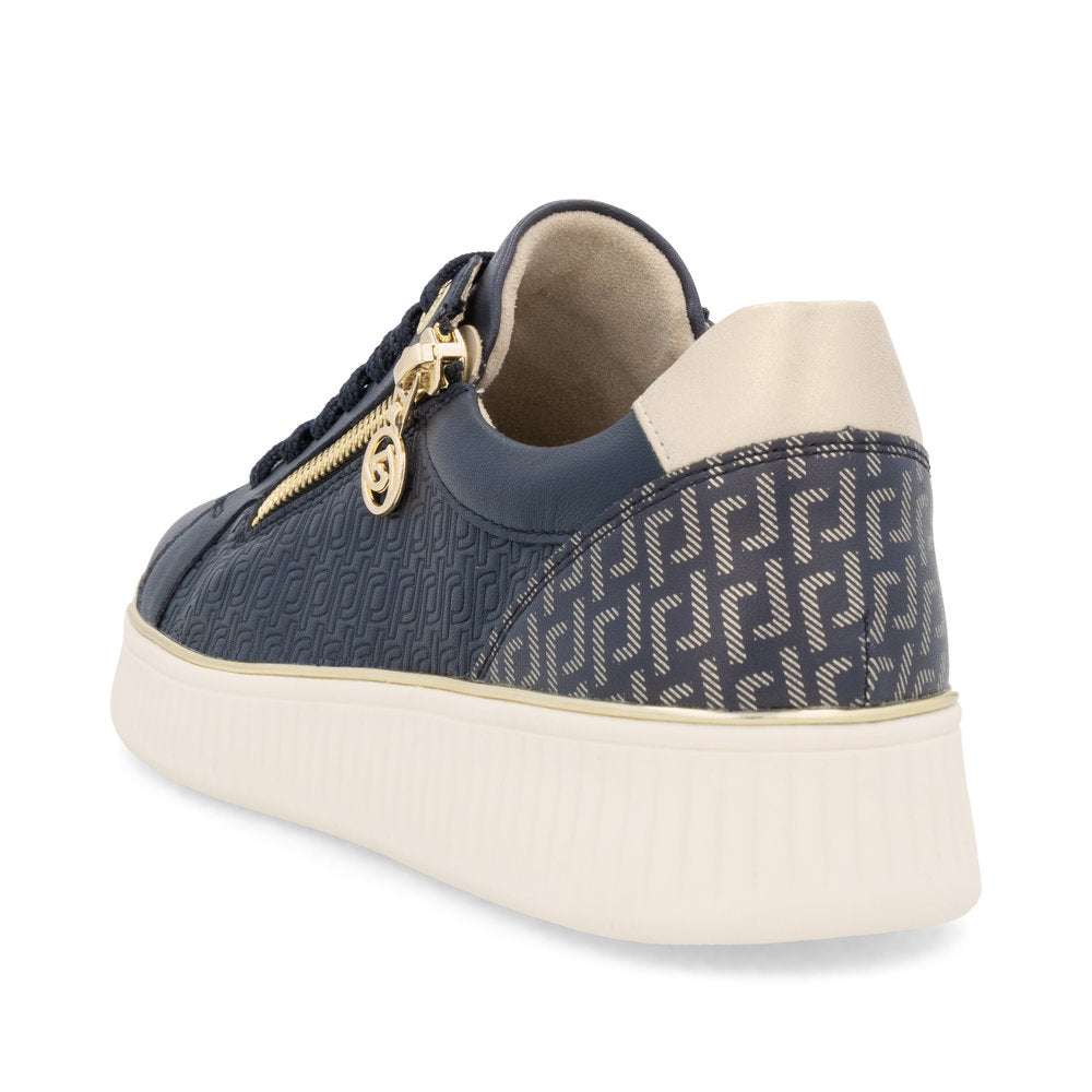 Remonte Ladies Zip and Lace Up Sneaker