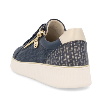 Remonte Ladies Zip and Lace Up Sneaker