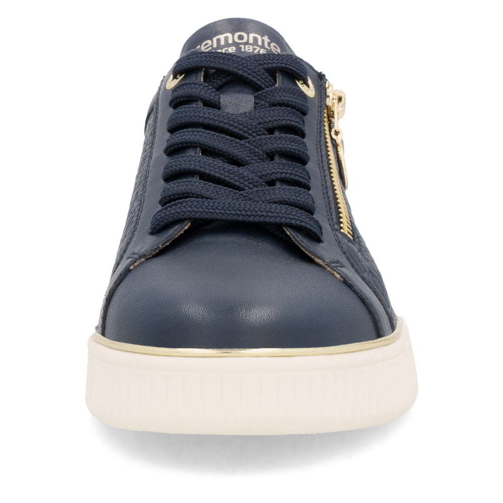 Remonte Ladies Zip and Lace Up Sneaker