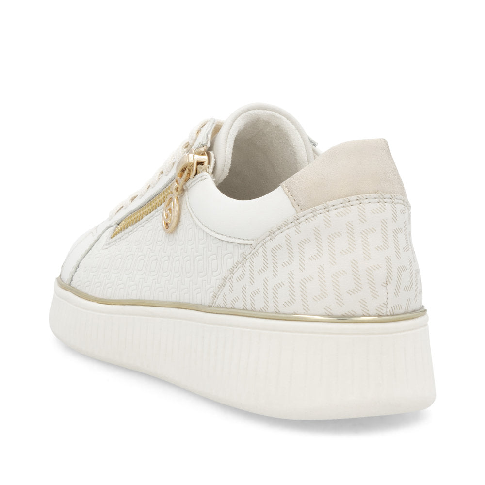 Remonte Ladies Zip and Lace Up Sneaker