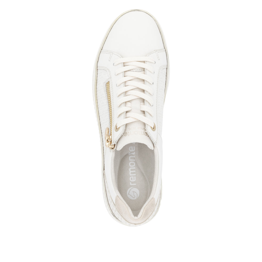 Remonte Ladies Zip and Lace Up Sneaker