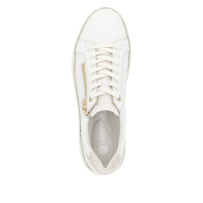 Remonte Ladies Zip and Lace Up Sneaker
