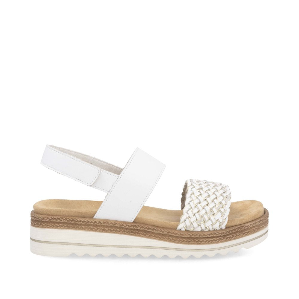 Remonte Ladies Woven Front Flat Sandal