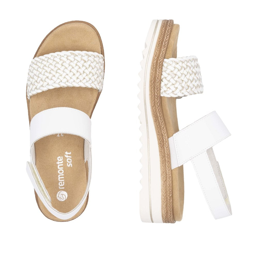 Remonte Ladies Woven Front Flat Sandal