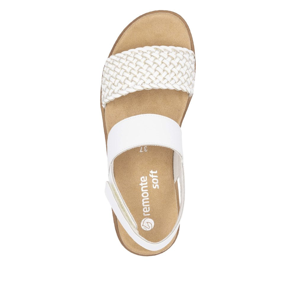 Remonte Ladies Woven Front Flat Sandal
