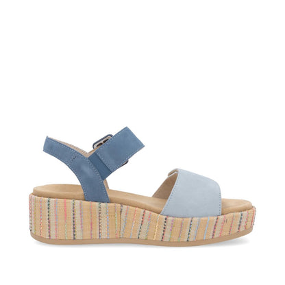 Remonte Ladies Feature Flatform Adjustable Sandal