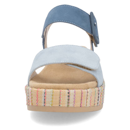Remonte Ladies Feature Flatform Adjustable Sandal