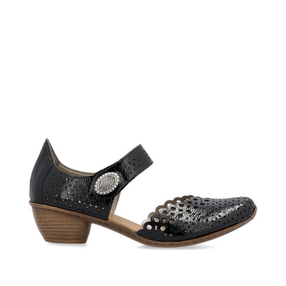 Rieker Ladies Laser Cut Mary Jane Shoe