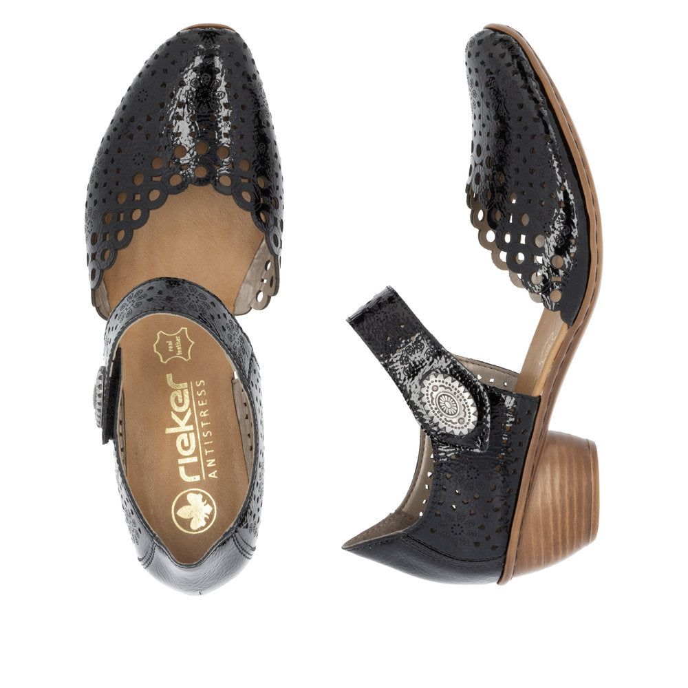 Rieker Ladies Laser Cut Mary Jane Shoe