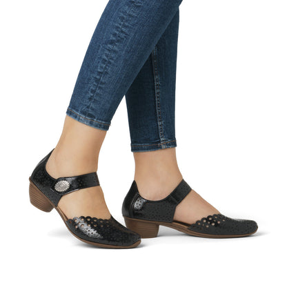 Rieker Ladies Laser Cut Mary Jane Shoe