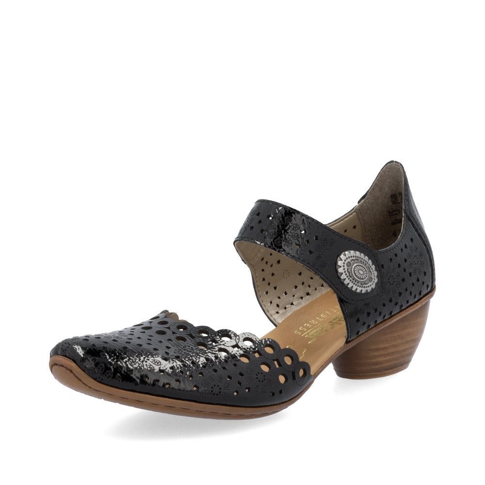 Rieker Ladies Laser Cut Mary Jane Shoe