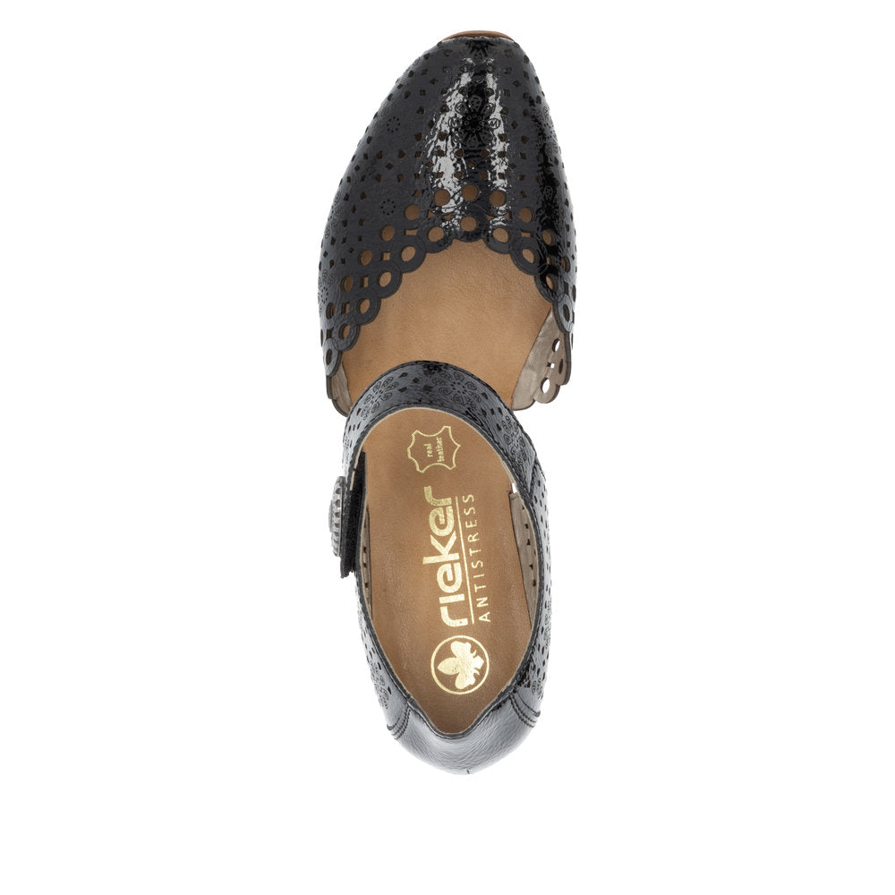Rieker Ladies Laser Cut Mary Jane Shoe
