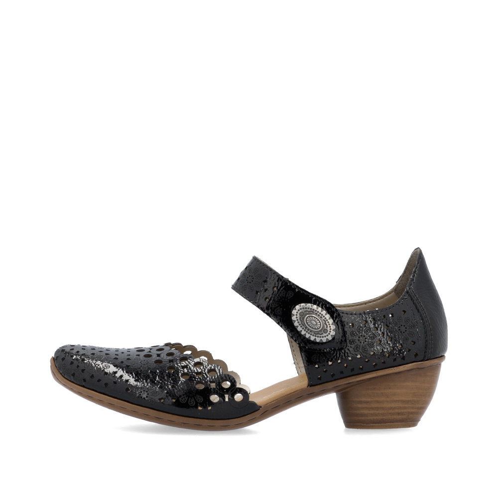 Rieker Ladies Laser Cut Mary Jane Shoe