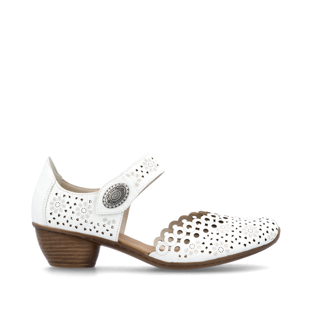 Rieker Ladies Laser Cut Mary Jane Shoe