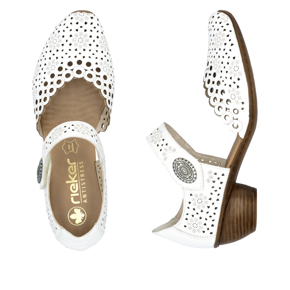 Rieker Ladies Laser Cut Mary Jane Shoe