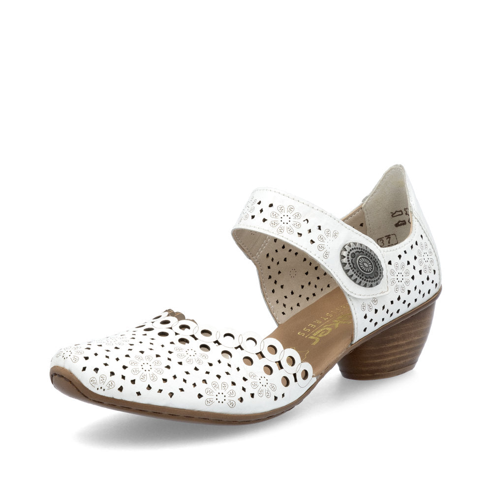 Rieker Ladies Laser Cut Mary Jane Shoe
