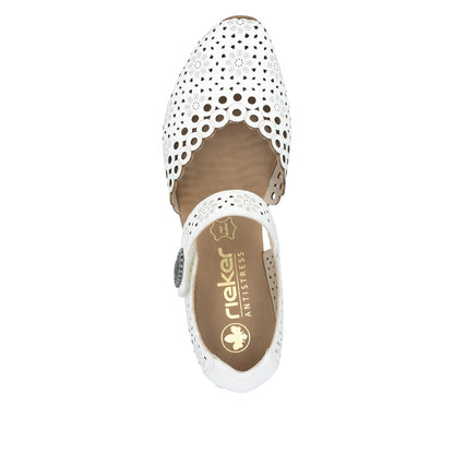 Rieker Ladies Laser Cut Mary Jane Shoe