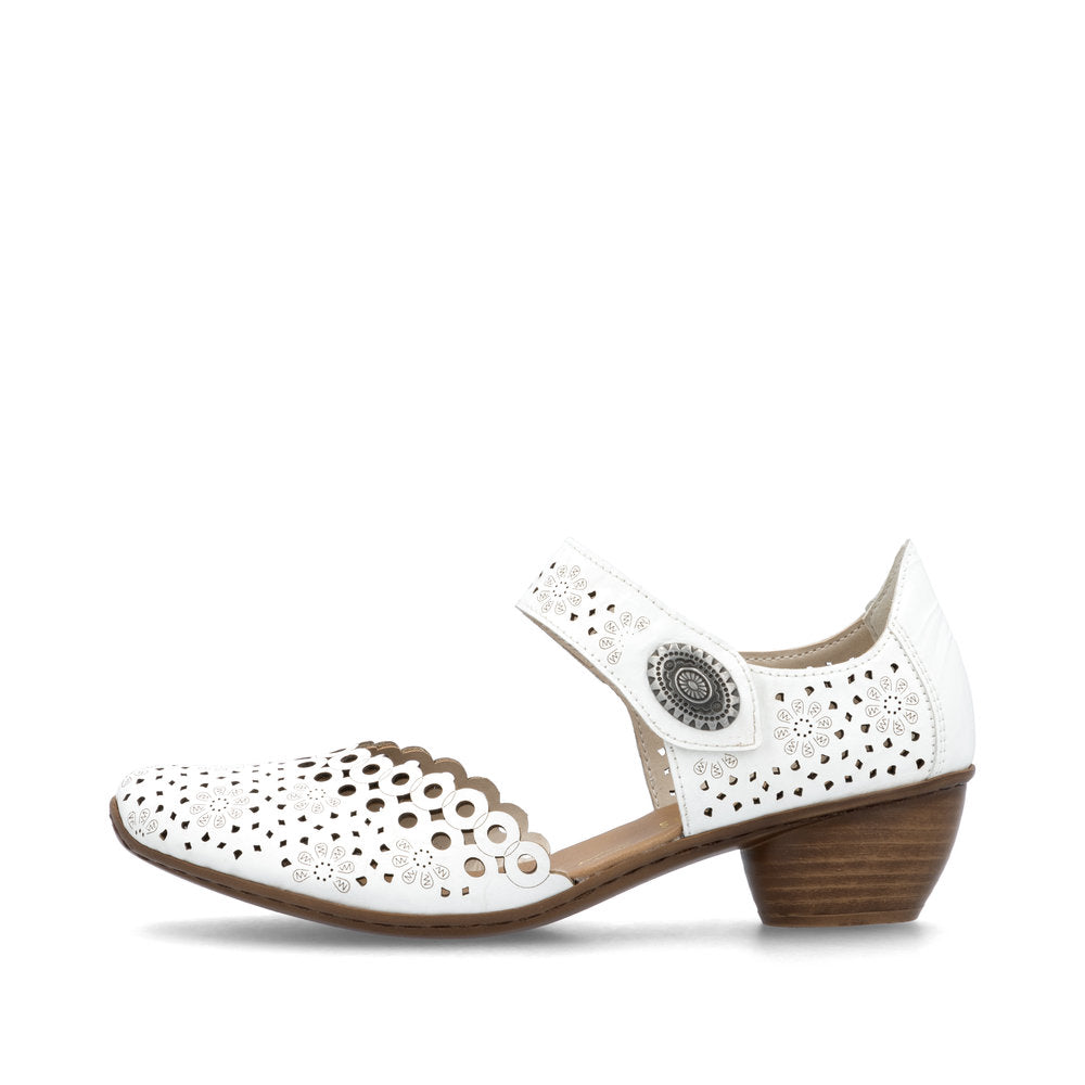 Rieker Ladies Laser Cut Mary Jane Shoe