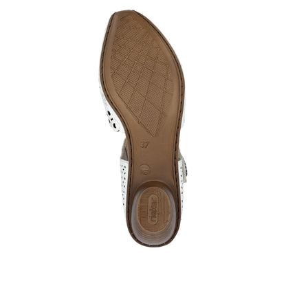 Rieker Ladies Laser Cut Mary Jane Shoe