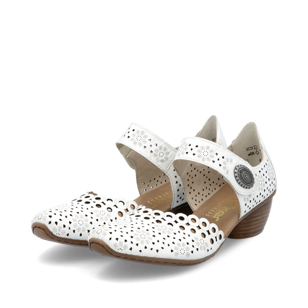 Rieker Ladies Laser Cut Mary Jane Shoe