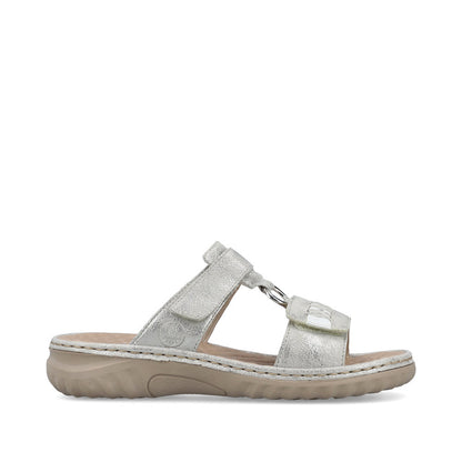 Rieker Ladies Velcro Strap Backless Sandal