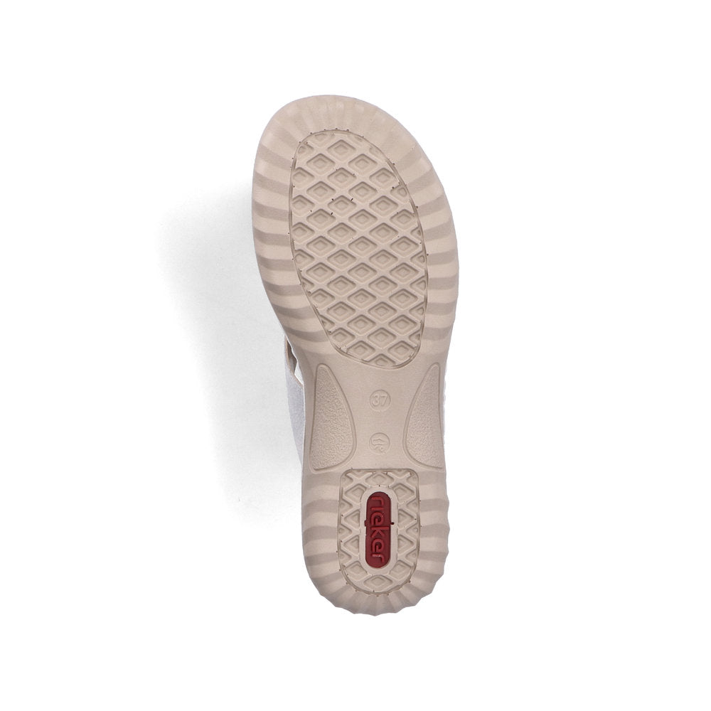 Rieker Ladies Velcro Strap Backless Sandal