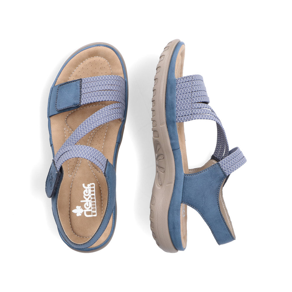 Rieker Ladies Adjustable Strap Flat Sandal