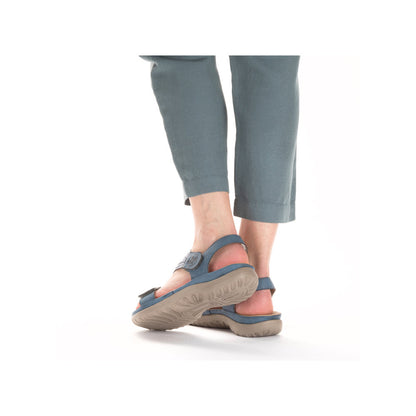 Rieker Ladies Adjustable Strap Flat Sandal