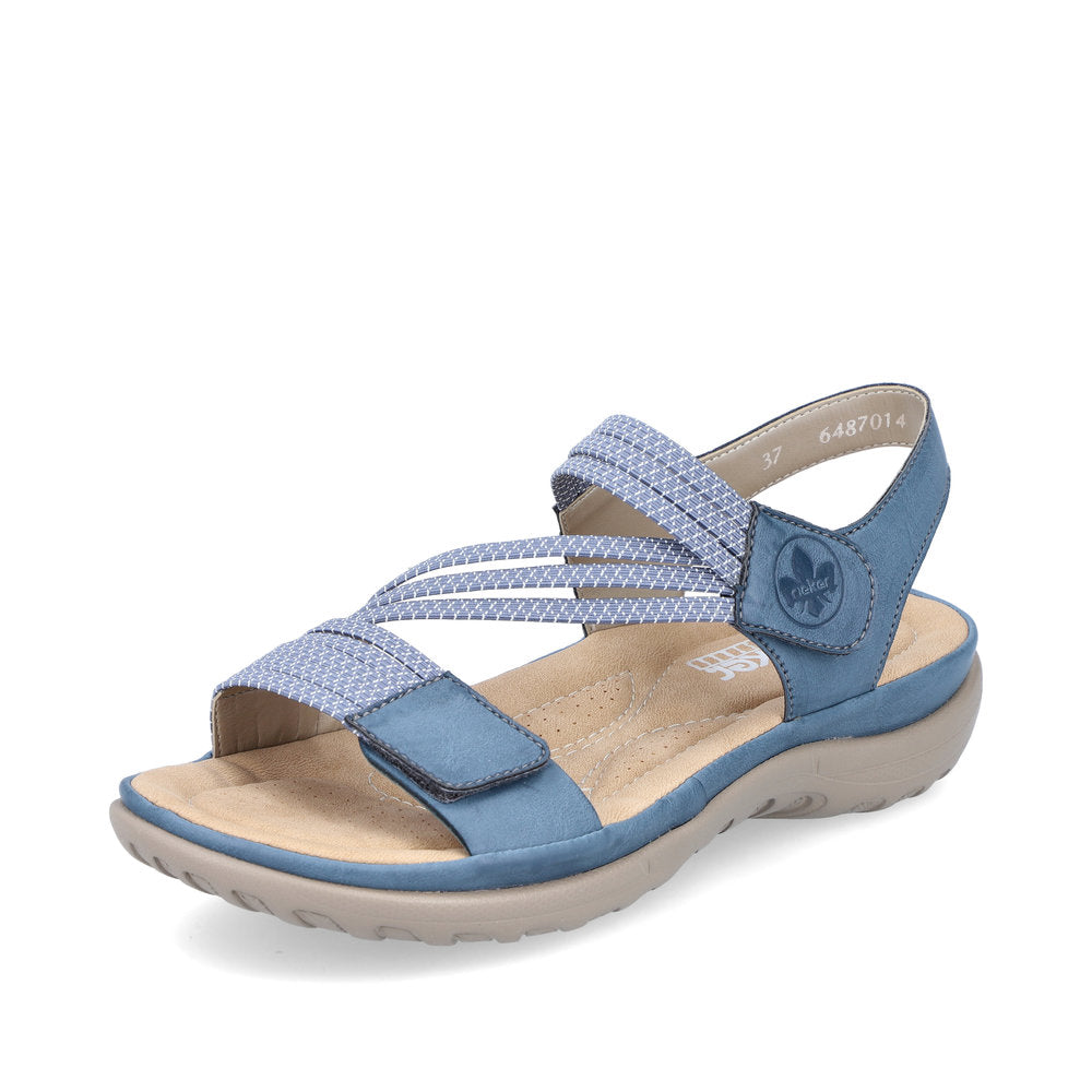 Rieker Ladies Adjustable Strap Flat Sandal