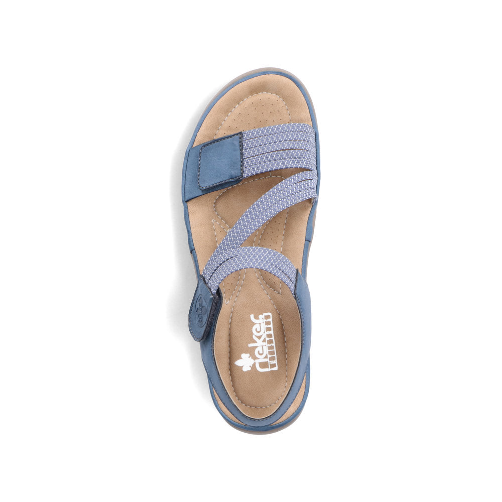 Rieker Ladies Adjustable Strap Flat Sandal