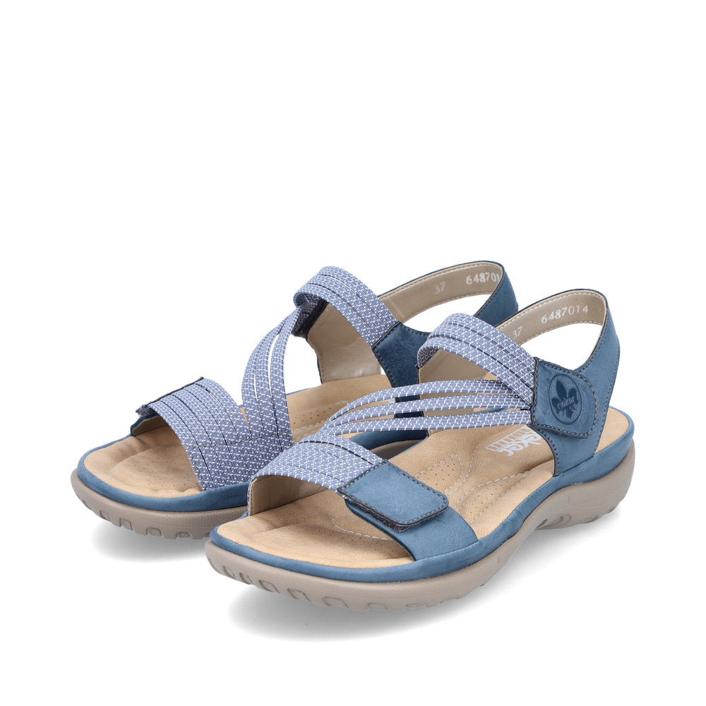 Rieker Ladies Adjustable Strap Flat Sandal