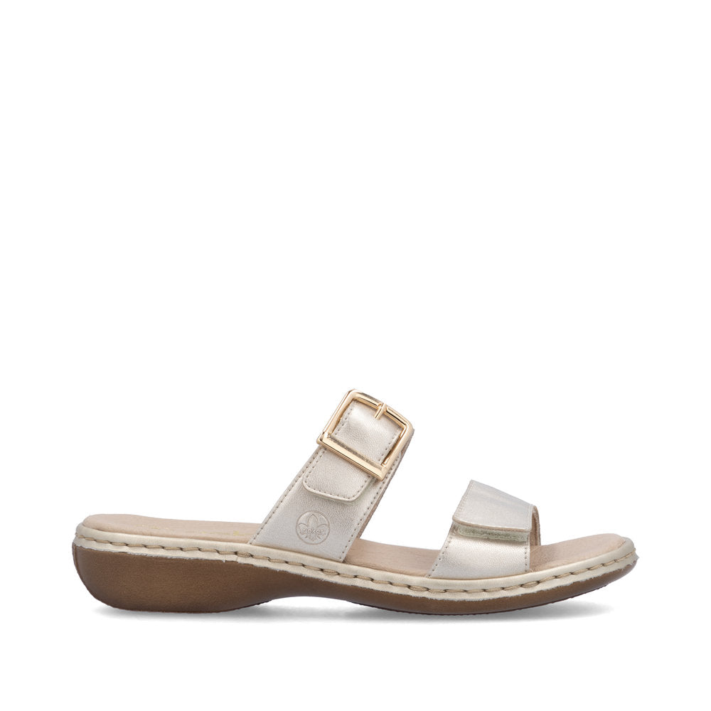 Rieker Ladies Velcro Backless Sandal