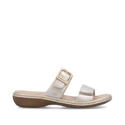 Rieker Ladies Velcro Backless Sandal